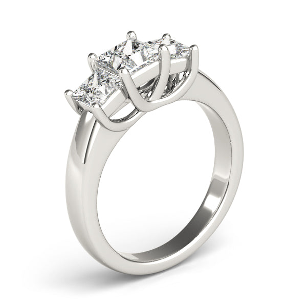 Engagement Rings 3 Stone Princess - TN83628