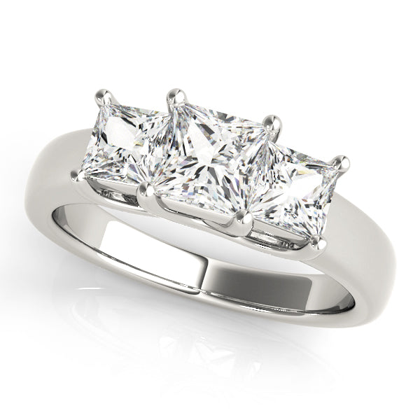 Engagement Rings 3 Stone Princess - TN83628