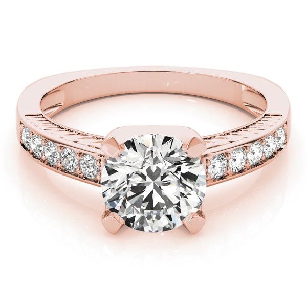 Engagement Rings Single Row Channel Set - TN83646