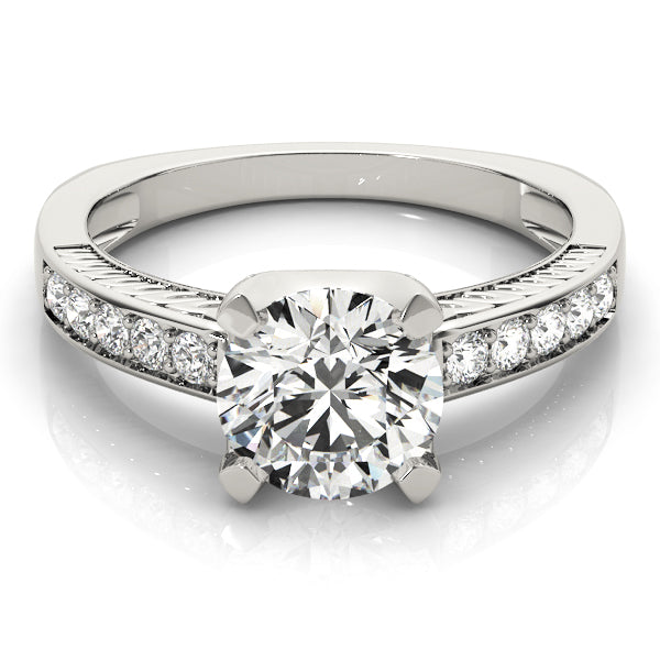 Engagement Rings Single Row Channel Set - TN83646