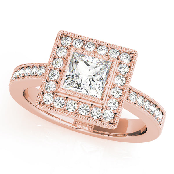 Engagement Rings Halo Square & Cushion - TN83651