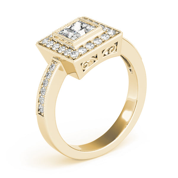 Engagement Rings Halo Square & Cushion - TN83651