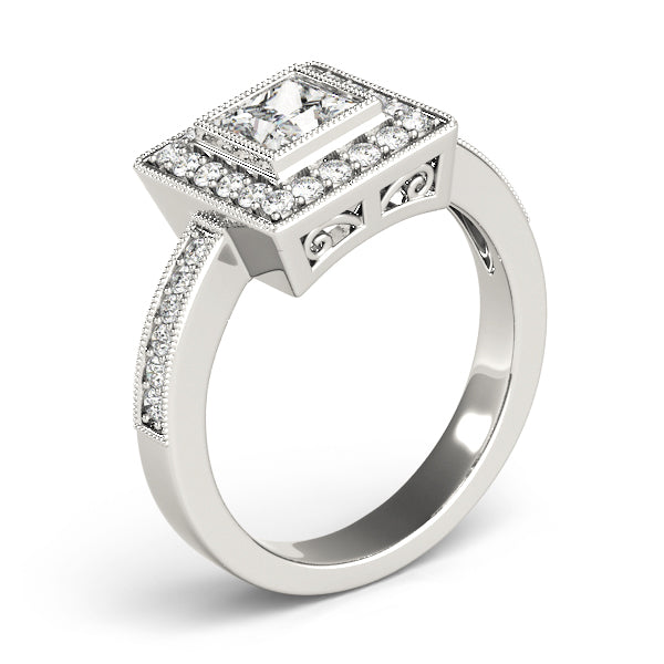 Engagement Rings Halo Square & Cushion - TN83651