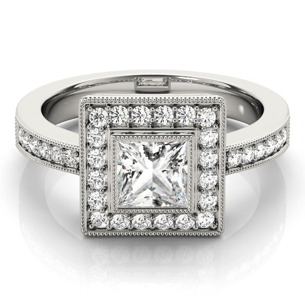 Engagement Rings Halo Square & Cushion - TN83651