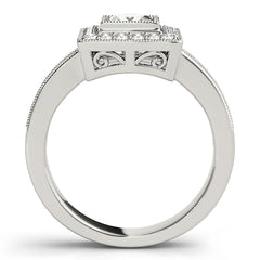 Engagement Rings Halo Square & Cushion - TN83651