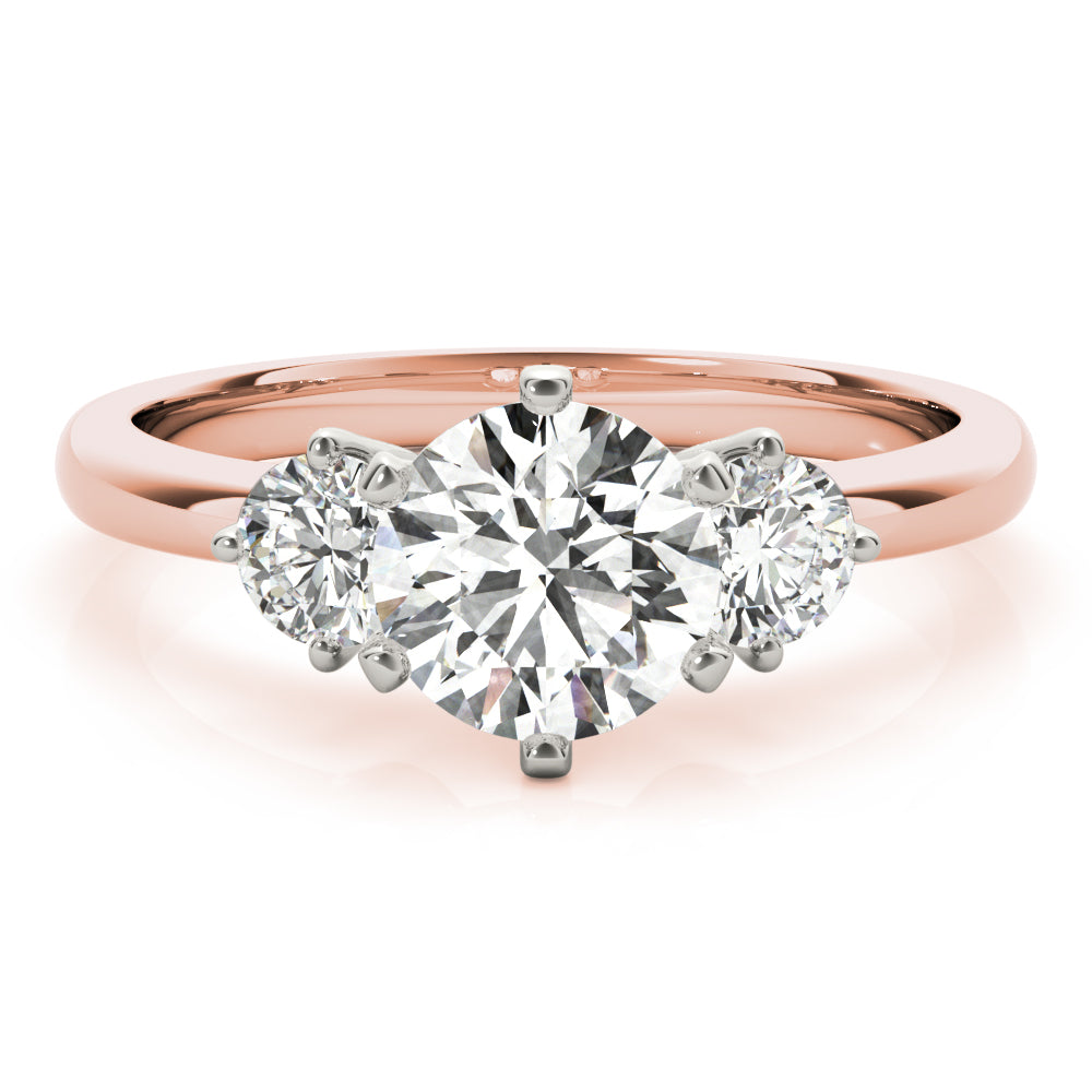 Engagement Rings 3 Stone Round - TN83707