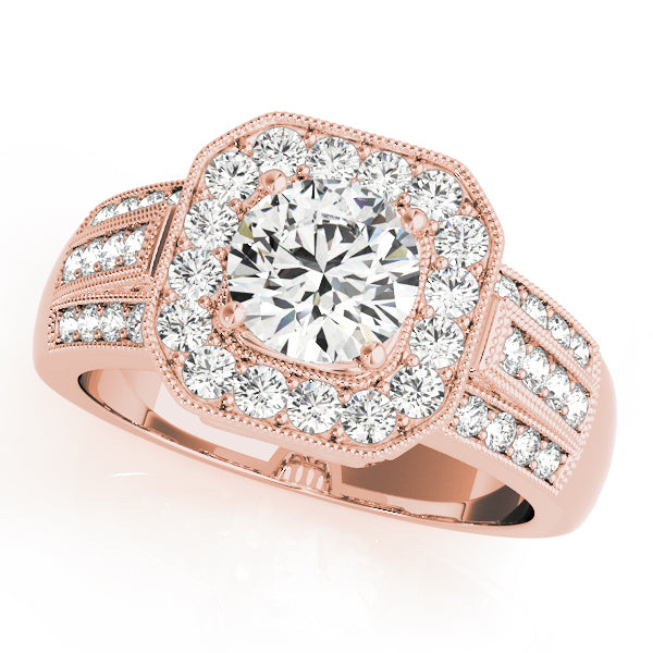 Engagement Rings Halo Round - TN83713
