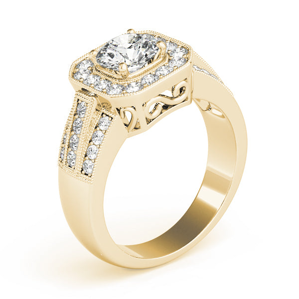 Engagement Rings Halo Round - TN83713
