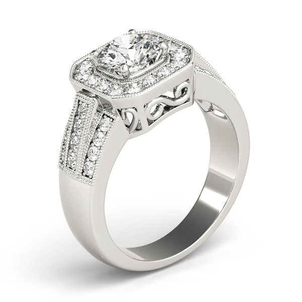 Engagement Rings Halo Round - TN83713