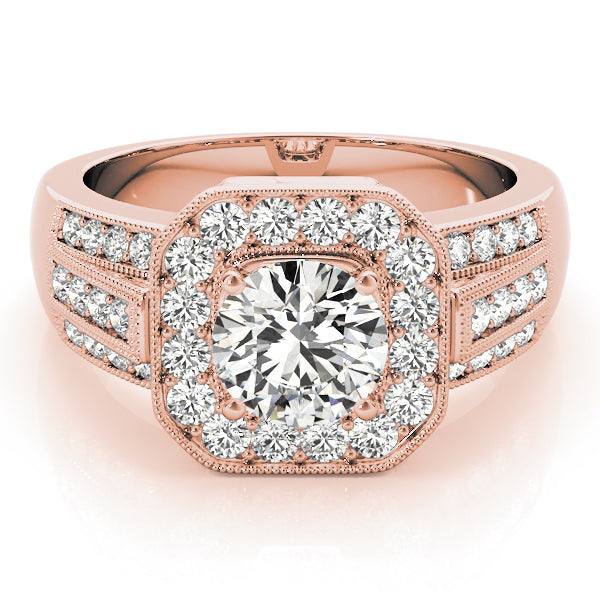 Engagement Rings Halo Round - TN83713