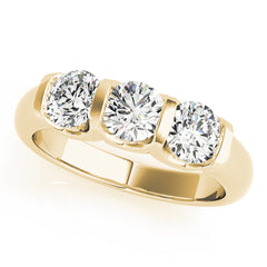 Engagement Rings 3 Stone Round - TN83726