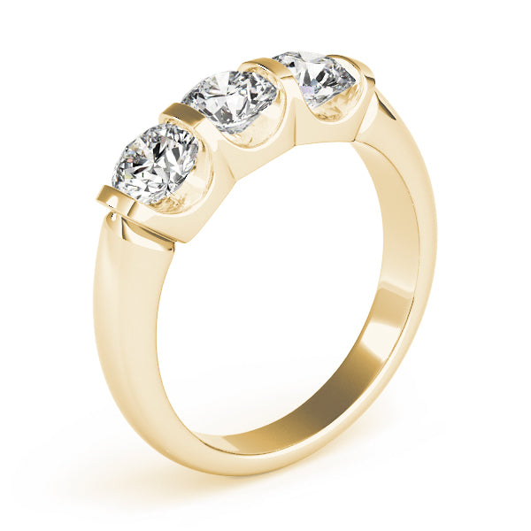 Engagement Rings 3 Stone Round - TN83726