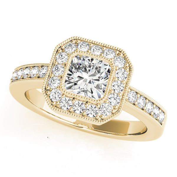 Engagement Rings Halo Square & Cushion - TN83755