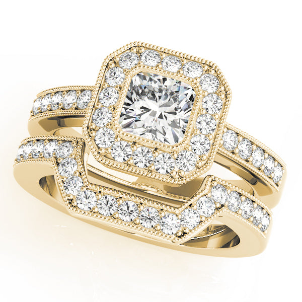 Engagement Rings Halo Square & Cushion - TN83755