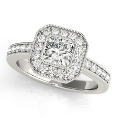 Engagement Rings Halo Square & Cushion - TN83755