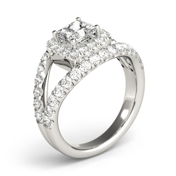 Engagement Rings Halo Square & Cushion - TN83757