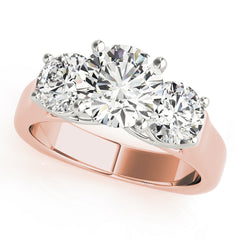 Engagement Rings 3 Stone Round - TN83761