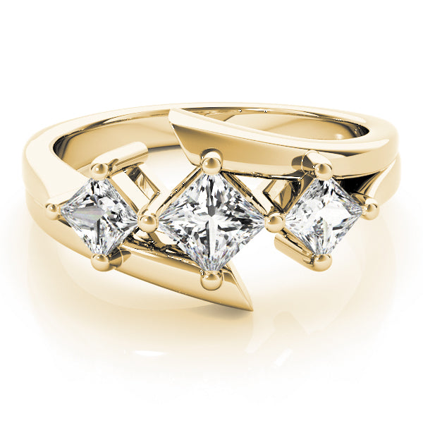 Engagement Rings 3 Stone Princess - TN83817