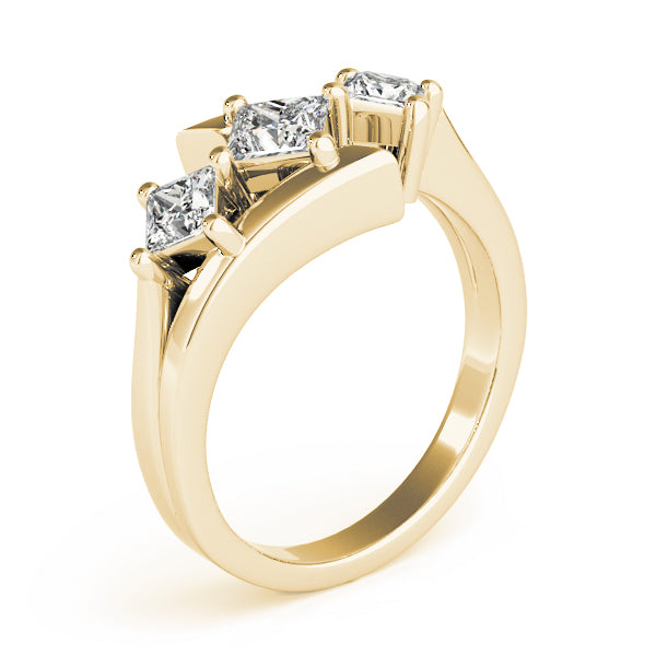 Engagement Rings 3 Stone Princess - TN83817