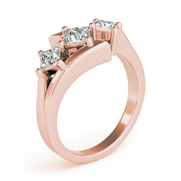 Engagement Rings 3 Stone Princess - TN83817