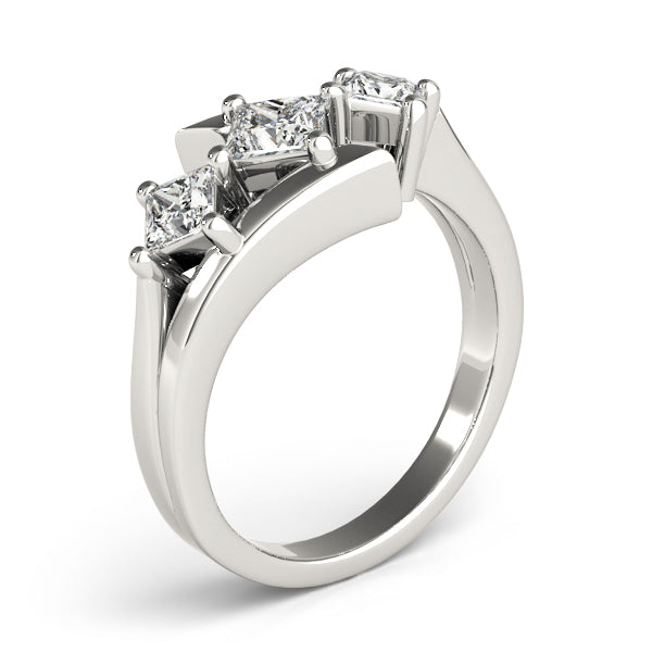 Engagement Rings 3 Stone Princess - TN83817