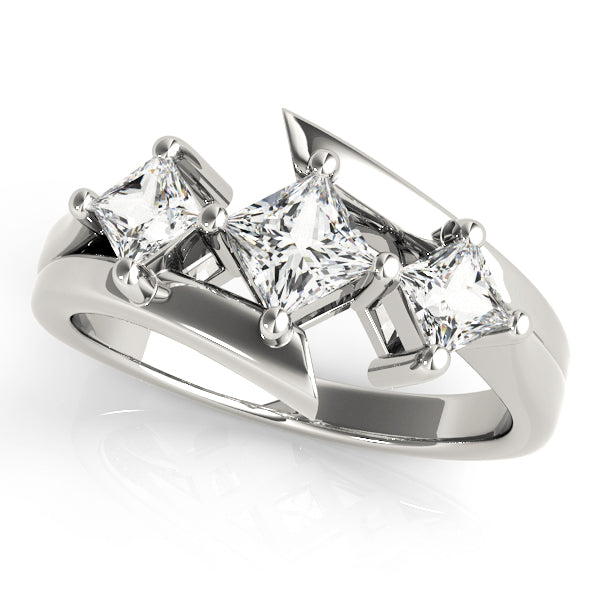 Engagement Rings 3 Stone Princess - TN83817