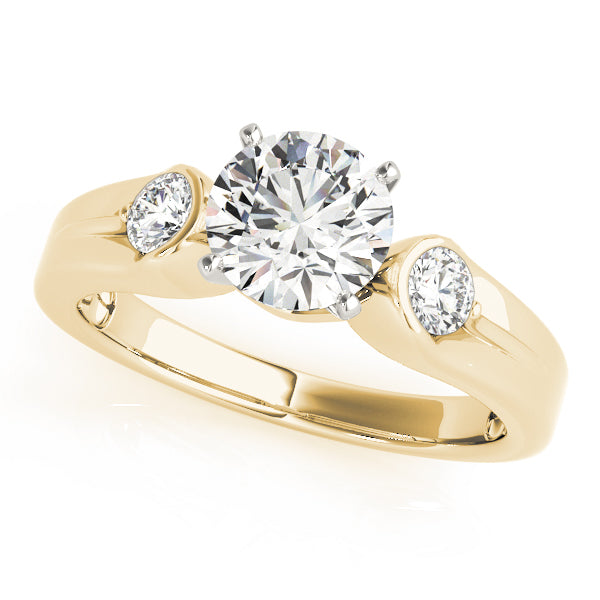 Engagement Rings 3 Stone Round - TN83853