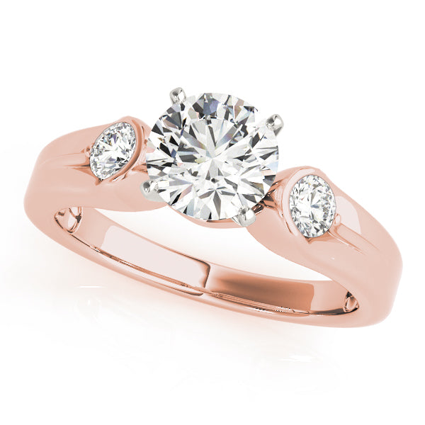 Engagement Rings 3 Stone Round - TN83853