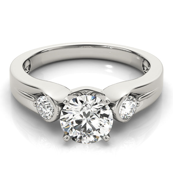 Engagement Rings 3 Stone Round - TN83853