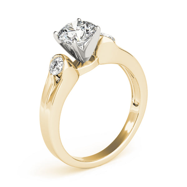 Engagement Rings 3 Stone Round - TN83853