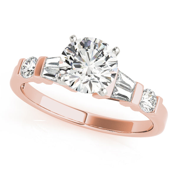 Engagement Rings Fancy Shape Baguette Remounts - TN83856