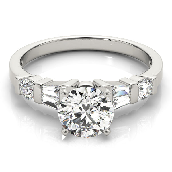 Engagement Rings Fancy Shape Baguette Remounts - TN83856