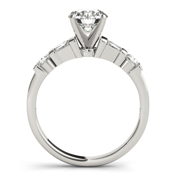 Engagement Rings Fancy Shape Baguette Remounts - TN83856