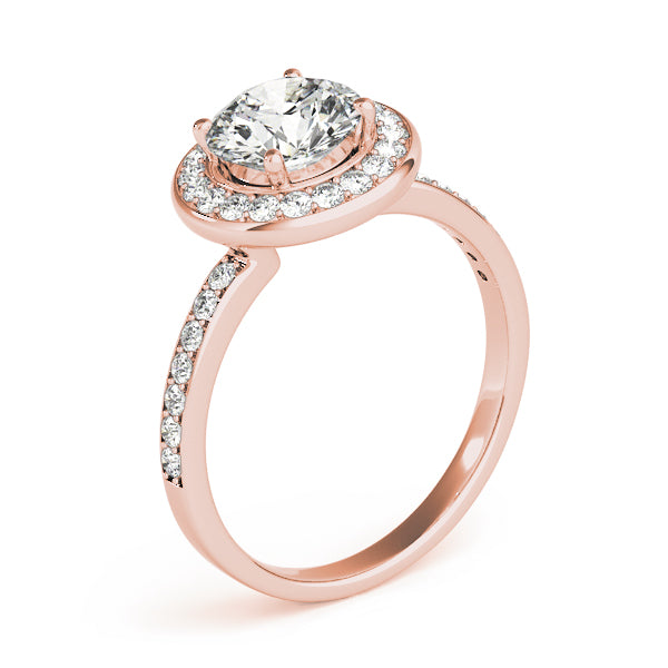 Engagement Rings Halo Round - TN83872