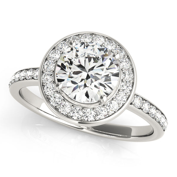 Engagement Rings Halo Round - TN83872