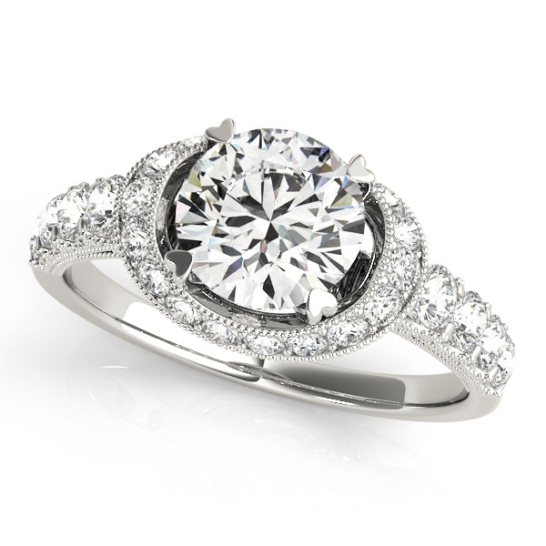 Engagement Rings Halo Round - TN83890