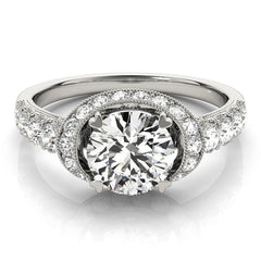 Engagement Rings Halo Round - TN83890