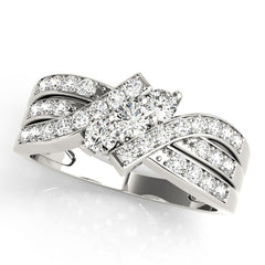 Engagement Rings 3 Stone Round - TN83988