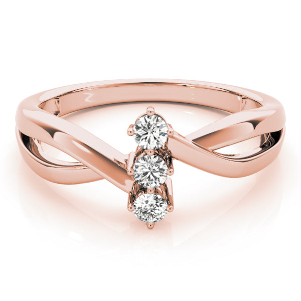 Engagement Rings 3 Stone Round - TN83996