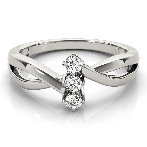 Engagement Rings 3 Stone Round - TN83996