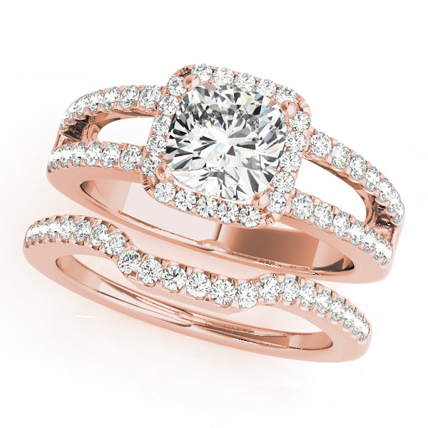 Engagement Rings Halo Square & Cushion - TN84051