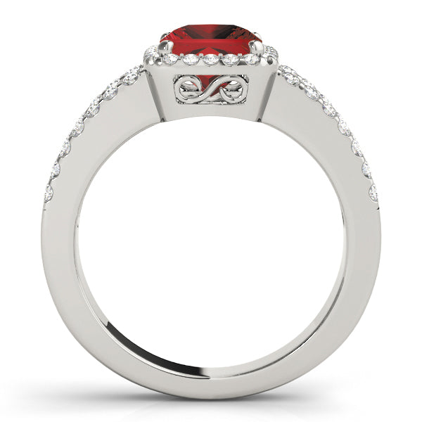 Engagement Rings Halo Square & Cushion - TN84051