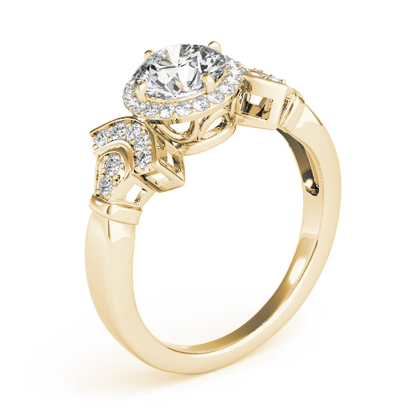 Engagement Rings Halo Round - TN84053