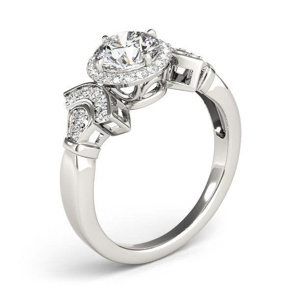 Engagement Rings Halo Round - TN84053