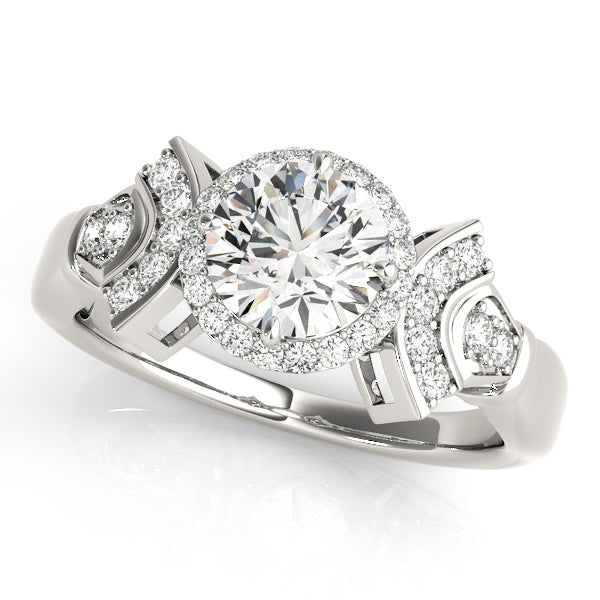 Engagement Rings Halo Round - TN84053