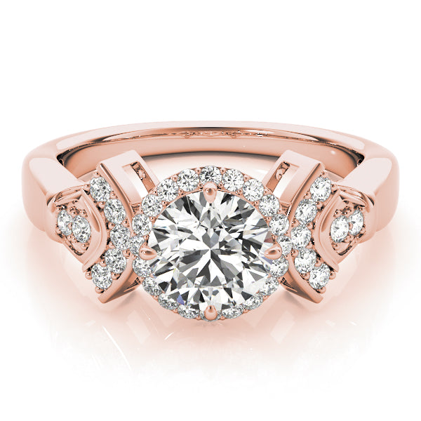 Engagement Rings Halo Round - TN84053