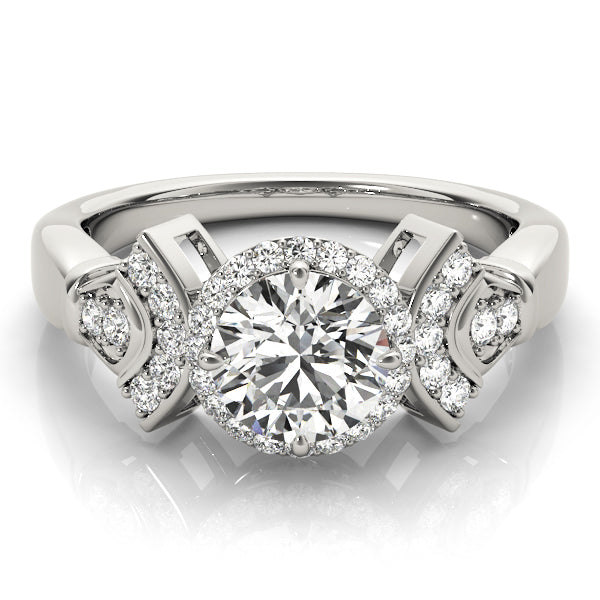 Engagement Rings Halo Round - TN84053