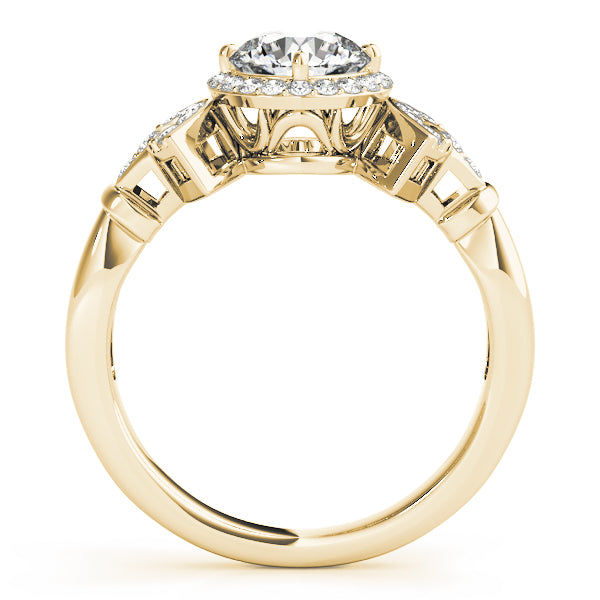 Engagement Rings Halo Round - TN84053