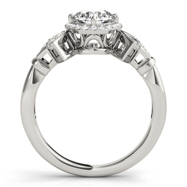 Engagement Rings Halo Round - TN84053