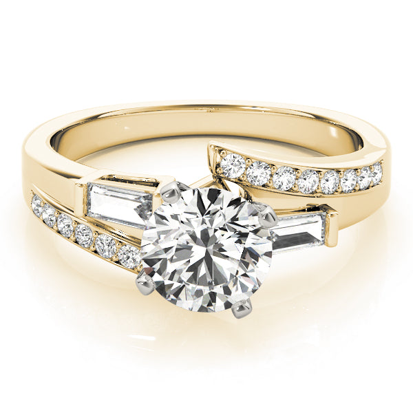 Engagement Rings Fancy Shape Baguette Remounts - TN84061